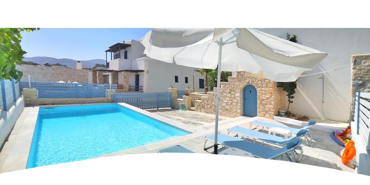 Villa Danae - Seaside Villa With Pool & Hot Tub Piso Livadi Exterior foto