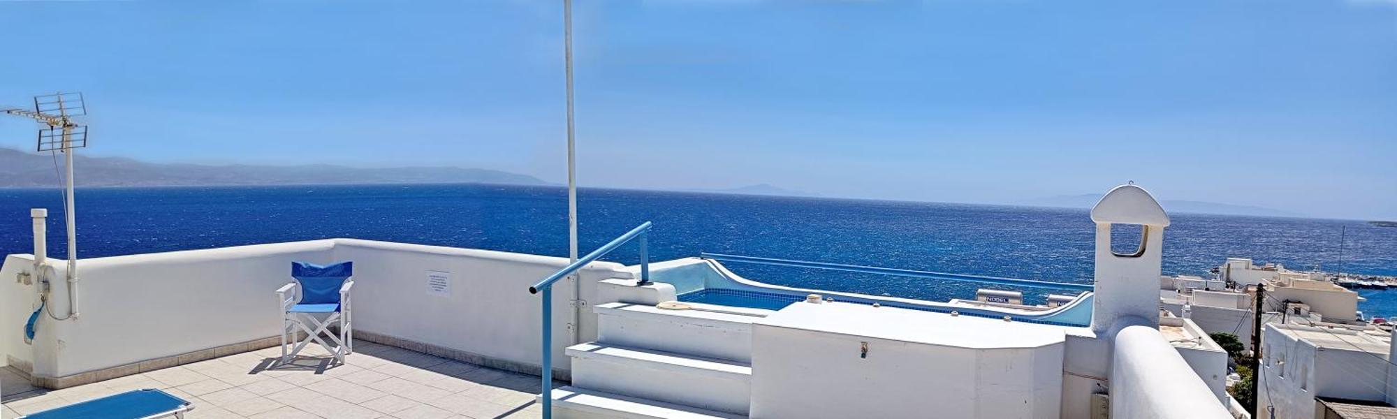 Villa Danae - Seaside Villa With Pool & Hot Tub Piso Livadi Exterior foto