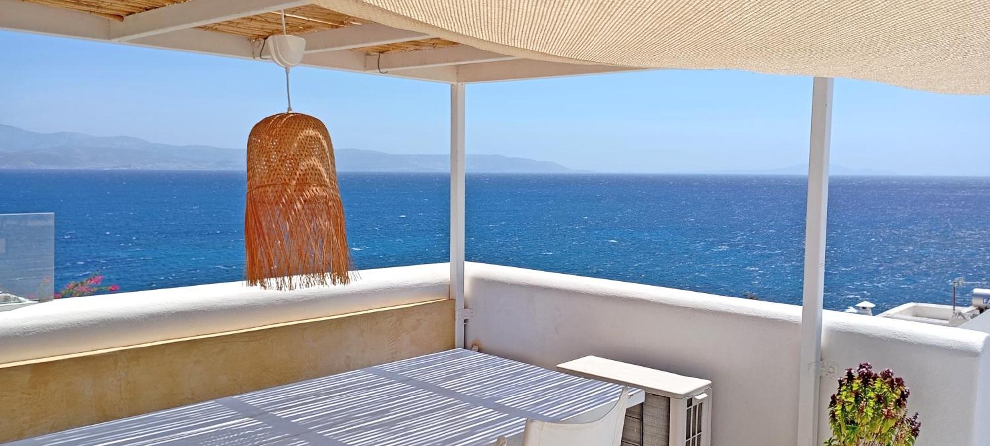 Villa Danae - Seaside Villa With Pool & Hot Tub Piso Livadi Exterior foto